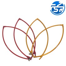 ZRZ 제로조구 두랄루민 프레임 수제경심망 바다뜰채 후레임, 50파이(레드)