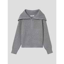 에잇세컨즈 골지 반집업 풀오버 그레이 353151MQ33