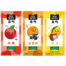 (코카콜라) 미닛메이드 조이 오렌지/망고/애플 음료수 195ml x 64팩, 미닛메이드 애플 64개