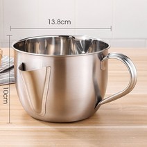 유수분리기 304 스테인레스 스틸 오일 필터 1000ML 다용도 그레이비 수프 지방 분리기 주방 액세서리 그리, 01 304 models