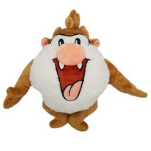 Buckle-Down 강아지 장난감 루니 툰 플러시 스퀴커 트위티 플라이 20.3 x 15.2cm8 6인치 DTPT-LTAY, Tasmanian Devil Taz Full Body
