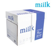 밀크 A4 75g 복사용지 1BOX 2500매