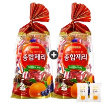 일광 옛날 종합젤리(500g) x 2봉(+밀크츄 2개포함), 500g, 2봉
