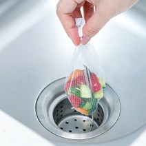 100pcs 주방 싱크 배수 필터 화면 쓰레기 여과기 메쉬 파우치 막힘 방지 야채 과일 저장 배수 필터 가방