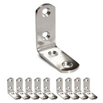 보강철물 스텐 L형 앵글 꺽쇠 60x60x19mm, 10개입세트