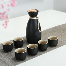 도쿠리 세트 사케 일본식 정종 이자카야 혼술 일식 다도 집들이 선물 도자기, H