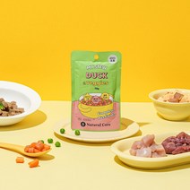 네츄럴코어 강아지 주식 마이스튜 오리&야채 70g 파우치 습식사료 면역력 근육발달