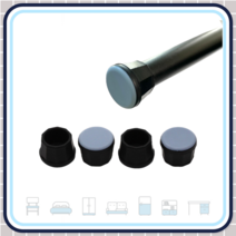 [커버형] 이지슬라이드 가구슬라이딩패드 식탁의자다리커버 의자양말 의자발커버 소음패드, EZC-19 (4개입)