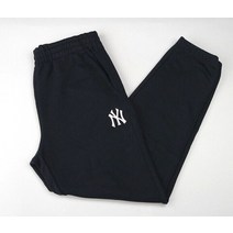 MLB 뉴욕 양키스 BLACK BASIC LOGO TRAINING 조거 바지 Sz XL