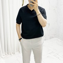 아도르클래식 나그랑 반오픈 5컬러 니트 반팔티