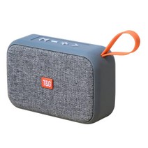 오리지널 브랜드 TG506 스피커 휴대용 블루투스 스피커 무선 사운드 바 야외 HIFI 서브 우퍼 지원 TF 카드 FM 라디오 Aux, 회색