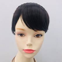 DU101 앞머리가발 머리띠가발 4종, 흑갈색