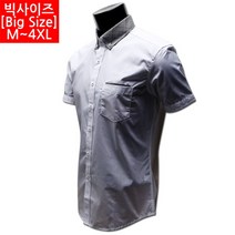 [쿨제이] 남자 빅사이즈 린넨 반팔 남방 7부 셔츠 24 DF 215