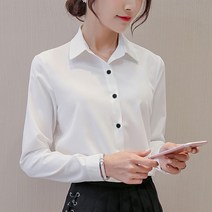 로로스키니 여성 셔츠 브라우스 여자 면접 정장 유니폼 와이셔츠 LS0430