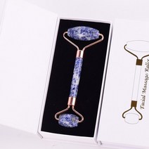 괄사 괄사마사지기 Y존괄사로즈 골드 소달 라이트 페이셜 롤러 구아샤 세트 천연석 마사지 페이스 케어 도, 06 roller set