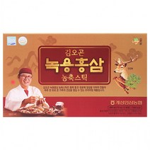 설선물세트 녹용 홍삼 농축 스틱 10ml x 30포 김오곤 녹용홍삼 부모님 시댁 어르신 새해 설날 추석 명절 건강식품 신년 인사 선물, 상세페이지 참조, 상세페이지 참조