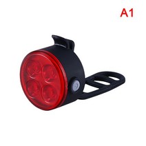 자전거롤러 고정로라 평로라 USB 충전식 자전거 라이트 세트 아주 밝은 전면 헤드 후면 미등 LED 4 플래시 모드, [01] Red