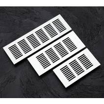 그릴 덕트 커버 냉각 방수 캡 환기 50/80mm 와이드 벤트 천공 시트 알루미늄 합금 에어 웹 플레이트 환기, 02 Width 80mm_05 length 300mm