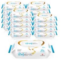 세한 금비 일반형 프리미엄형 캡형 물티슈, 일반물티슈20팩