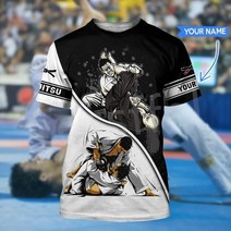 여름 패션 트렌드 유도 복싱 3D 프린팅 남성 티셔츠 O 넥 반팔 오버사이즈 루즈핏 퀵 드라이 탑