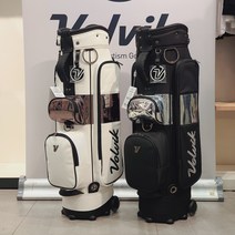 볼빅골프웨어 여성 MIRROR LINE 캐디백 VLAAM801, 화이트