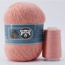 70g 긴 머리 밍크 캐시미어 라인 밍크 모피 원사 보석 뜨개질 크로 셰 뜨개질 실을위한 손으로 짠 거친 메리노 양모 원사, 837