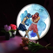 아트박스/꾸밈 nb969-LED액자35R_복싱, 본품