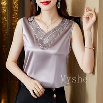[Myshe]여성 패션 이너 나시 티셔츠 민소매 블라우스 May515LTT516DD08