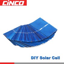 50 개몫 태양 전지 패널 diy 다결정 실리콘 sunpower 태양 전지 패널 배터리 충전기 전화 충전 led 램프, 78x26mm 0.37w