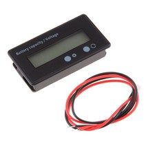 납산 배터리 12V 36V LCD 납산 배터리 용량 표시기 전압계 GY-6S, 한개옵션0