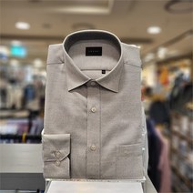 NC불광점 예작 **노아이롱 겨울 기모상품!!** 심플 파스텔톤 트윌 솔리드 이지케어 베이지 일반핏 기모 셔츠 YJ2WBR920BE