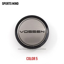 휠캡 4개/몫 75MM 자동차 휠 센터 허브 모자 VOSSEN 정밀 시리즈 엠 블 럼 로고 스타일링 액세서리, 05 COLOR 5