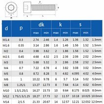 M3 M4 M5 M6 M8 탄소강 등급 12.9 강철 DIN912 육각 육각 소켓 헤드 캡 알렌 볼트 나사, 한개옵션1, 25 M4x35mm 11PCS