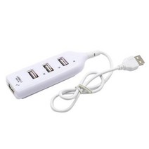 미니 USB 허브 멀티 4 포트 고속 2.0 분배기 휴대용 OTG 어댑터 맥북 컴퓨터 노트북 태블릿 액세서리, 01 WHITE