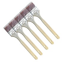 페인트마트 부드러운 인조합성모 오로라 시프트간판브러쉬 70mm 5개세트 페인트붓 페인트브러쉬 평붓 새김붓 간판붓