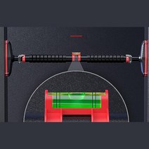 수평기탑재 치닝디핑 집에서턱걸이 턱걸이운동기구 문틈철봉 풀업바, B타입(90-120cm)