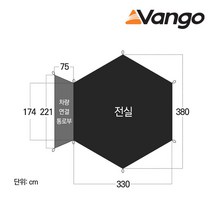 [반고] Vango 에어허브 헥스 풋프린트, 단품