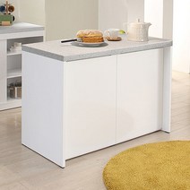 모던라인 베리우 1200 아일랜드 홈바 (착불), 화이트