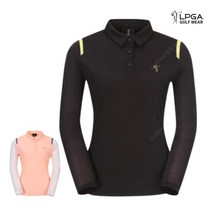 LPGA 골프웨어 여성 봄 여름 긴팔 카라 티셔츠 냉감소매 211/506