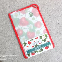 빠띠라인 주방도마 에코히노끼 도마 11mm 대 2종택1/TA16, 딸기사각대
