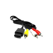 플스 케이블 NS64 오디오 TV 용 비디오 코드 AV 케이블-SNES N64 GameCube Nintendo RCA