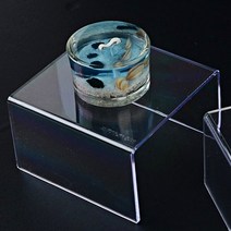 매장 쇼케이스 아크릴디스플레이 ㄷ자 아크릴받침전시대 2P, 2개