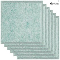 음향 흡수 재료 패널 6 개 벽 방음 소음 절연 음악 스튜디오, 26-Autumn green, 0.9cm Medium density