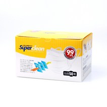 3Q 99.9% 수술용 덴탈 마스크 개별포장 1P 50매 초소형, 3Q 22슈퍼클린 덴탈 1P(50매)-초소