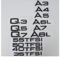 호환 아우디 A3 A4 A5 A6 A7 A8 A4L A6L A8L Q3 Q5 Q7 Q8 35TFSI 40TFSI 45TFSI 50TFSI 55TFSI TDI TFSI 엠블럼의 밝은, 규격 없음, a 7, 자동차 제조사