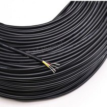 네트워킹 도구 툴 렌카드 네트워크 아답터 랜포트 2510M 28AWG UL2464 피복 와이어 케이블 채널 오디오 라인 2 3 4 5 6 7 8 9 10 코어 절연 구리 신호 제, 없음, Blacke+5 Meters+10 Cores