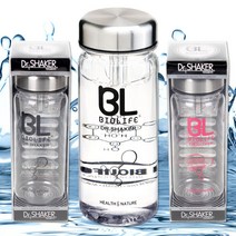 쉐이커 블랜더 보틀 자화육각수 텀블러 닥터쉐이커, 블랙, 기본제품구매