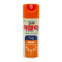 킬파프 어웨이 인체용 에어졸 200ml 캠핑 낚시 등산 모기 진드기 기피제