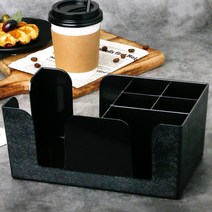 카페 바케디 디스펜서 빨대 냅킨 커피스틱 스트로우 보관함