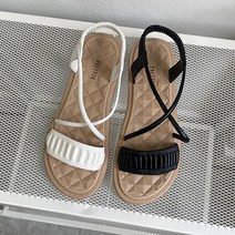 여자 셔링 엑스 스트랩샌들 P01